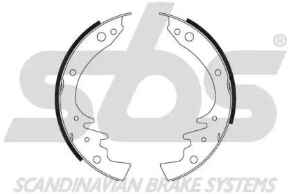 Комлект тормозных накладок sbs 18492748242