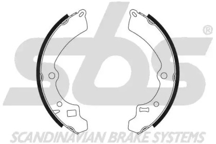 Комлект тормозных накладок sbs 18492752521