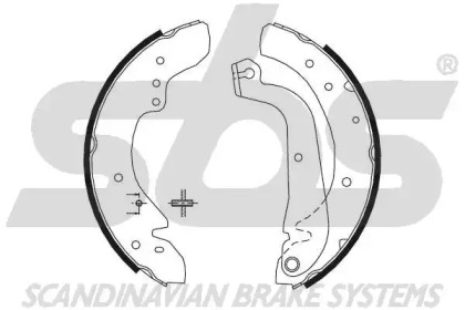 Комлект тормозных накладок sbs 18492799577