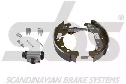 Комплект тормозов, барабанный тормозной механизм sbs 1849442567301