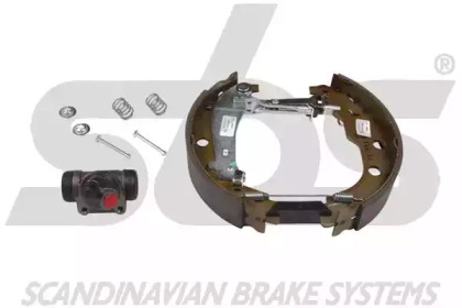 Комплект тормозов, барабанный тормозной механизм sbs 1830443758202