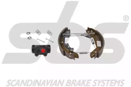 Комплект тормозов, барабанный тормозной механизм sbs 1830449942702