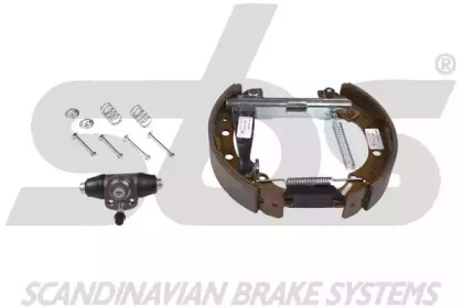 Комплект тормозов, барабанный тормозной механизм sbs 1830449952003