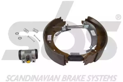 Комплект тормозов, барабанный тормозной механизм sbs 1849449957601