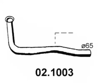 Трубка ASSO 02.1003