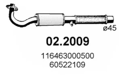 Амортизатор ASSO 02.2009