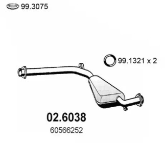 Амортизатор ASSO 02.6038