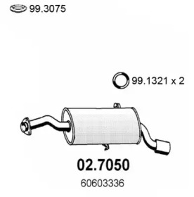 Амортизатор ASSO 02.7050