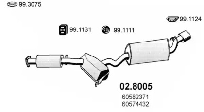 Амортизатор ASSO 02.8005