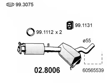 Амортизатор ASSO 02.8006