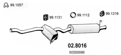 Амортизатор ASSO 02.8016