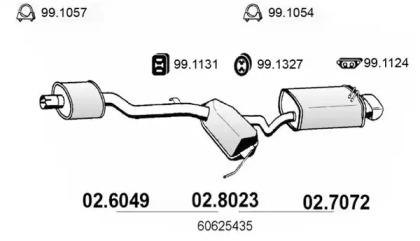 Амортизатор ASSO 02.8023