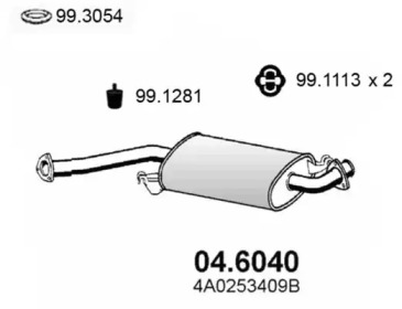 Амортизатор ASSO 04.6040