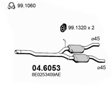 Амортизатор ASSO 04.6053