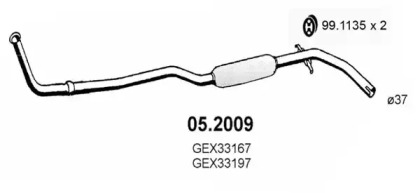 Амортизатор ASSO 05.2009