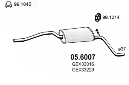 Амортизатор ASSO 05.6007