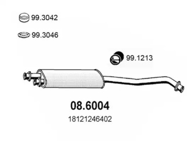 Амортизатор ASSO 08.6004