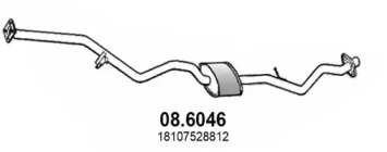 Амортизатор ASSO 08.6046