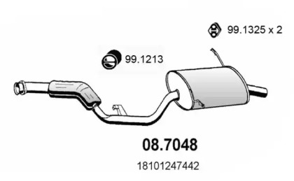 Амортизатор ASSO 08.7048