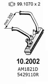 Амортизатор ASSO 10.2002