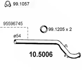 Трубка ASSO 10.5006