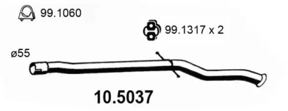 Трубка ASSO 10.5037