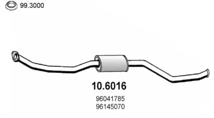 Амортизатор ASSO 10.6016