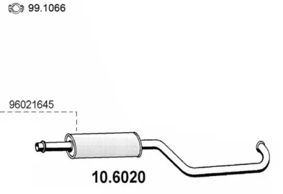 Амортизатор ASSO 10.6020