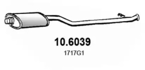 Амортизатор ASSO 10.6039