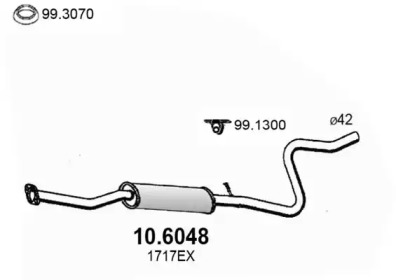 Амортизатор ASSO 10.6048