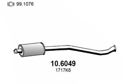 Амортизатор ASSO 10.6049