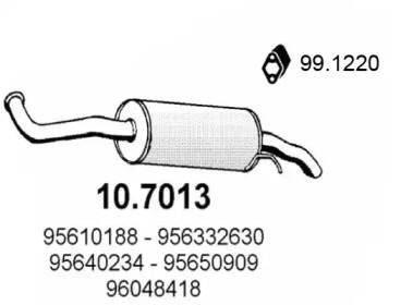 Амортизатор ASSO 10.7013