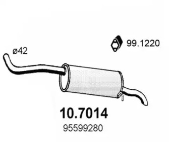 Амортизатор ASSO 10.7014