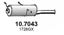 Амортизатор ASSO 10.7043