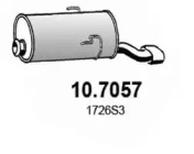 Амортизатор ASSO 10.7057