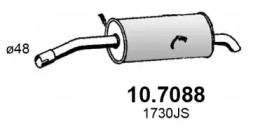 Амортизатор ASSO 10.7088