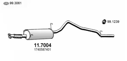 Амортизатор ASSO 11.7004