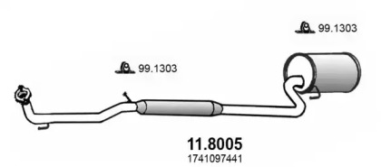 Амортизатор ASSO 11.8005