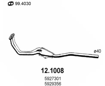 Трубка ASSO 12.1008