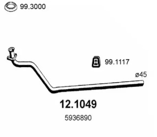 Трубка ASSO 12.1049