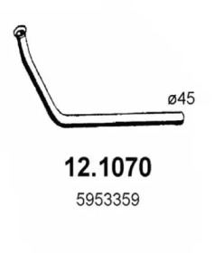 Трубка ASSO 12.1070