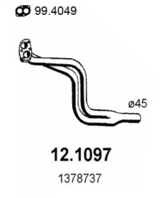 Трубка ASSO 12.1097