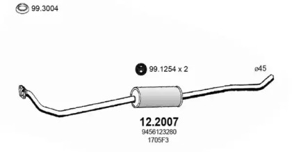 Амортизатор ASSO 12.2007