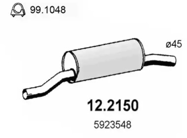 Амортизатор ASSO 12.2150