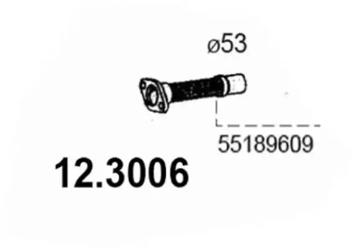 Трубка ASSO 12.3006