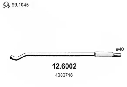 Амортизатор ASSO 12.6002