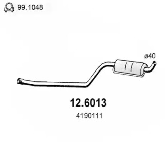 Амортизатор ASSO 12.6013