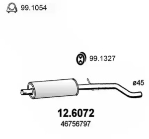 Амортизатор ASSO 12.6072