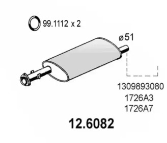 Амортизатор ASSO 12.6082