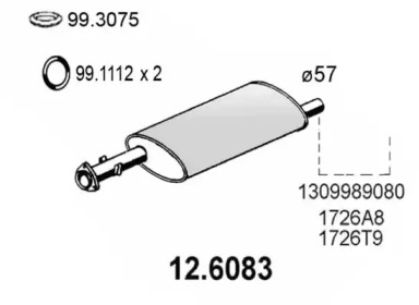 Амортизатор ASSO 12.6083